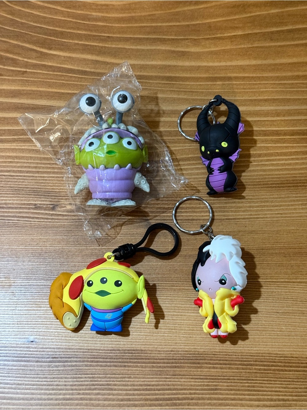 Disney Toy Keychain Set - Assorted Characters